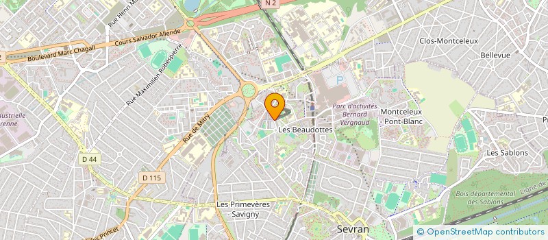 localisation de l'entreprise INSTITUT PEDAGOGIE APPLIQUEE LOISIRS à SEVRAN