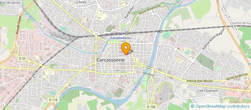 localisation de l'entreprise INSTITUT PEDAGOGIQUE PIGIER à CARCASSONNE