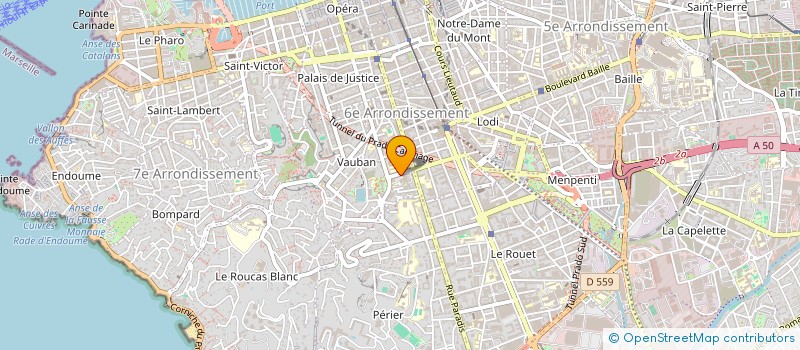 localisation de l'entreprise INSTITUT PHOCEEN DE NEPHROLOGIE à MARSEILLE