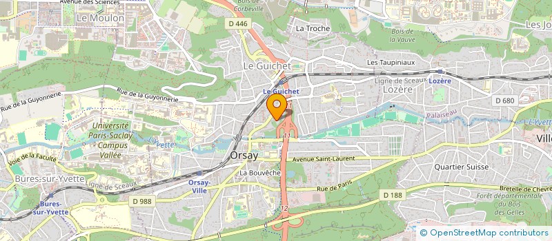 localisation de l'entreprise INSTITUT PHYSIOMINS  ORSAY