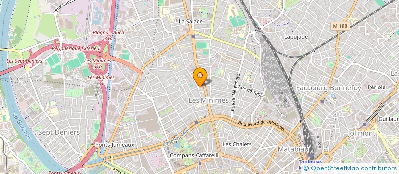localisation de l'entreprise INSTITUT PLATON à TOULOUSE