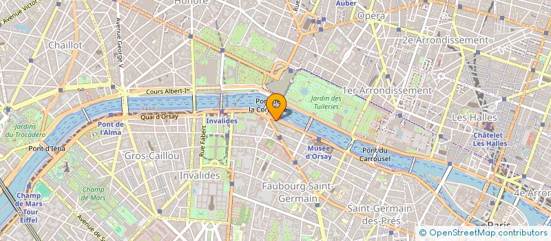 localisation de l'entreprise INSTITUT POLITIQUE FRANCAISE  PARIS