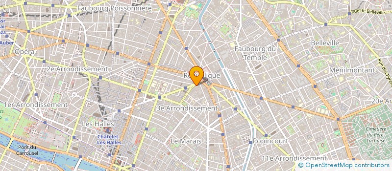 localisation de l'entreprise INSTITUT POLITIQUE LEON-HARMEL IPLH  PARIS