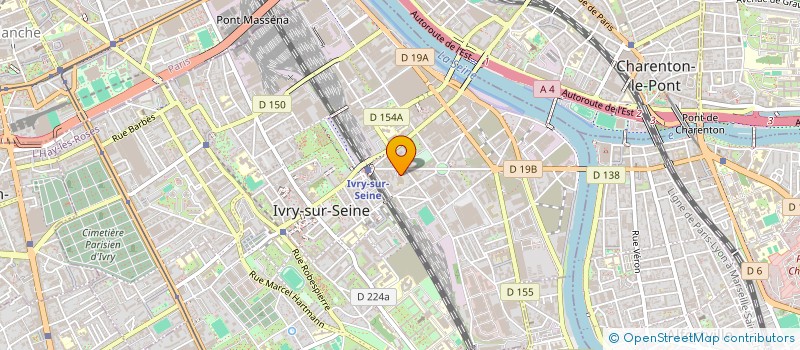 localisation de l'entreprise INSTITUT POLYTECHNIQUE DES SCIENCES AVANCEES (IPSA) à IVRY-SUR-SEINE