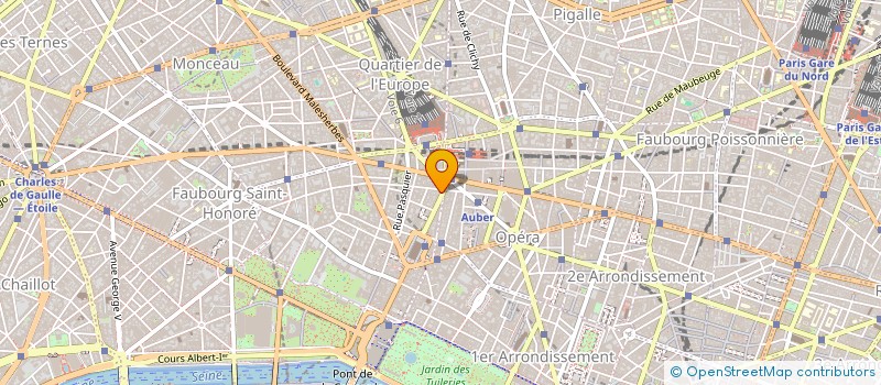 localisation de l'entreprise INSTITUT POUR ADAPTATION AU CHANGEMENT à PARIS