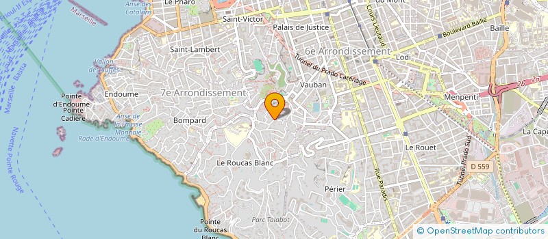 localisation de l'entreprise INSTITUT POUR FORMATION & ASSIS COMMER à MARSEILLE 7EME