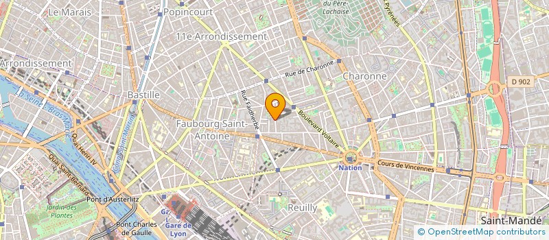 localisation de l'entreprise INSTITUT POUR L' ETUDE DES RELATIONS HOMME ROBOTS   IERHR  PARIS