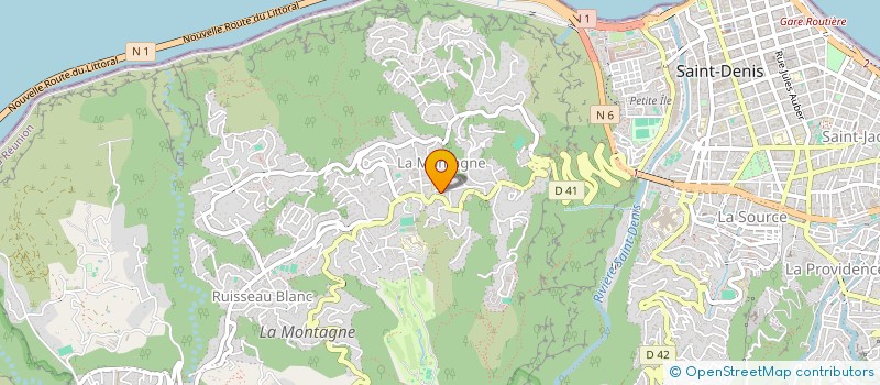 localisation de l'entreprise INSTITUT POUR LA BIODIVERSITE INDIANOCEANIQUE SYSTEMIQUE  SAINT-DENIS