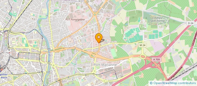 localisation de l'entreprise INSTITUT POUR LA FORMATION CONTINUE  MONTPELLIER