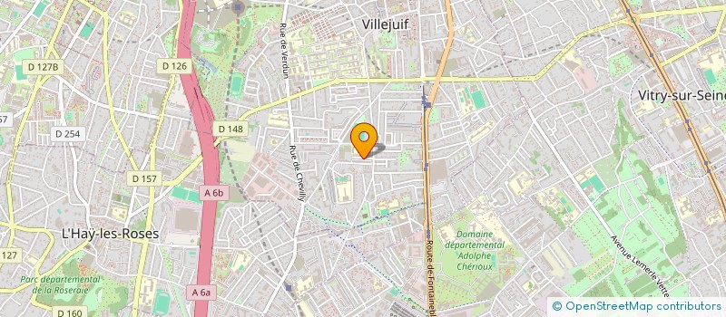 localisation de l'entreprise INSTITUT POUR LA FORMATION, L'INSERTION, LA COHESION NATIONALE, LA SOLIDARITE ET LE CO DEVELOPPEMENT à VILLEJUIF