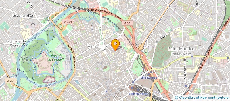 localisation de l'entreprise INSTITUT POUR LA PHOTOGRAPHIE DES HAUTS-DE-FRANCE à LILLE