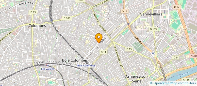 localisation de l'entreprise INSTITUT POUR LA PROMOTION DES ARTS à BOIS-COLOMBES