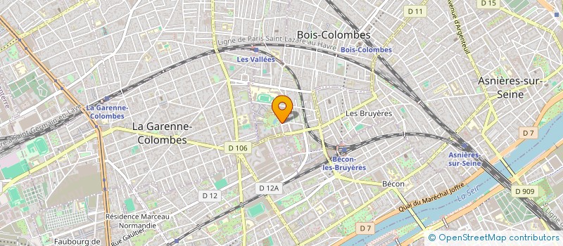 localisation de l'entreprise INSTITUT POUR LE DEVELOPPEMENT ET L'ACTION EN SCIENCES SOCIALES (IDASC) à BOIS-COLOMBES