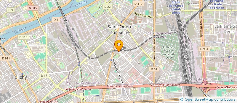 localisation de l'entreprise INSTITUT POUR MEDIATION & CULTURE PAIX à SAINT-OUEN-SUR-SEINE