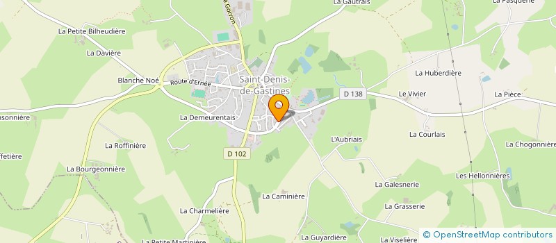 localisation de l'entreprise INSTITUT POUR SANTE ET INSERTION SOCIALE à SAINT-DENIS-DE-GASTINES