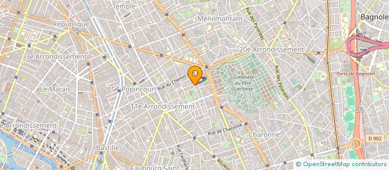 localisation de l'entreprise INSTITUT PRIVE D'ECONOMIE INTERNATIONALE - IPEI  PARIS