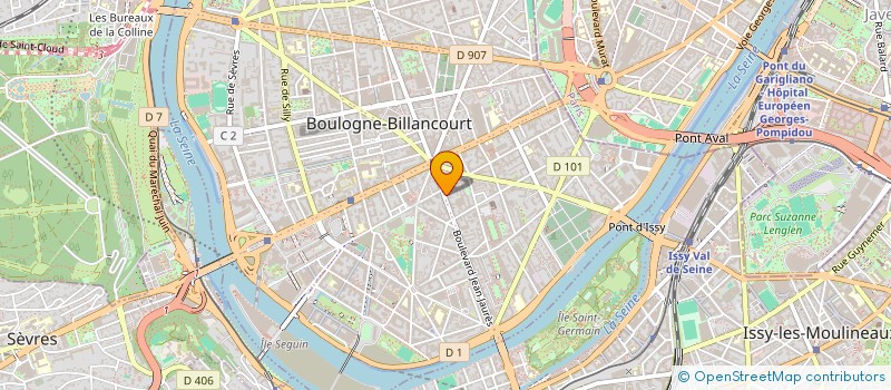 localisation de l'entreprise INSTITUT PROMO RECHERCHES ECONOMIQUES à BOULOGNE-BILLANCOURT