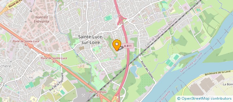 localisation de l'entreprise INSTITUT PROMOTION PROF CULTUR SOCIALE à SAINTE-LUCE-SUR-LOIRE