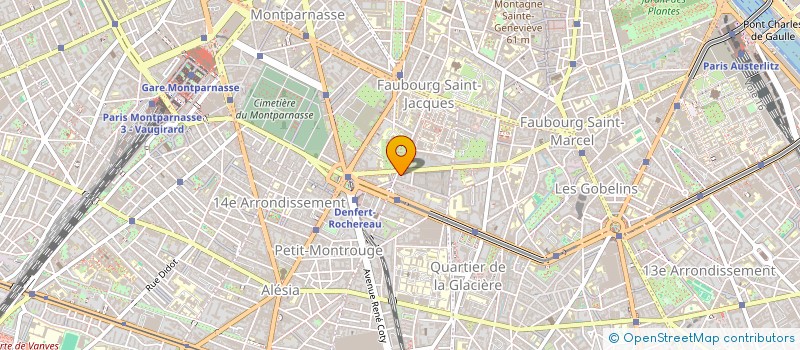 localisation de l'entreprise INSTITUT PROTESTANTE DE THEOLOGIE  PARIS