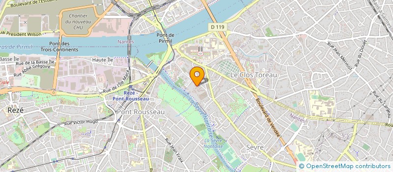 localisation de l'entreprise INSTITUT PUBLIC OCENS à NANTES