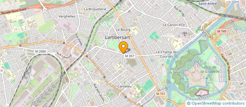 localisation de l'entreprise INSTITUT QUINTESSENCE à LAMBERSART