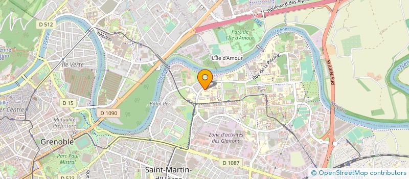 localisation de l'entreprise INSTITUT RADIO ASTRONOMIE MILLIMETRIQUE à SAINT-MARTIN-D'HERES