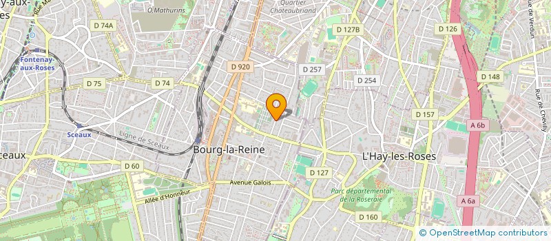 localisation de l'entreprise INSTITUT RECH INTERACTIONS SYSTEMIQUES à BOURG LA REINE