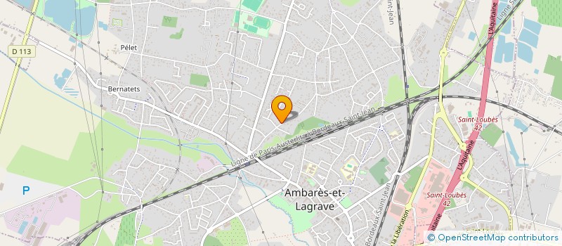 localisation de l'entreprise INSTITUT RECHERCHE ANIMATION EXPRESSION à AMBARES-ET-LAGRAVE