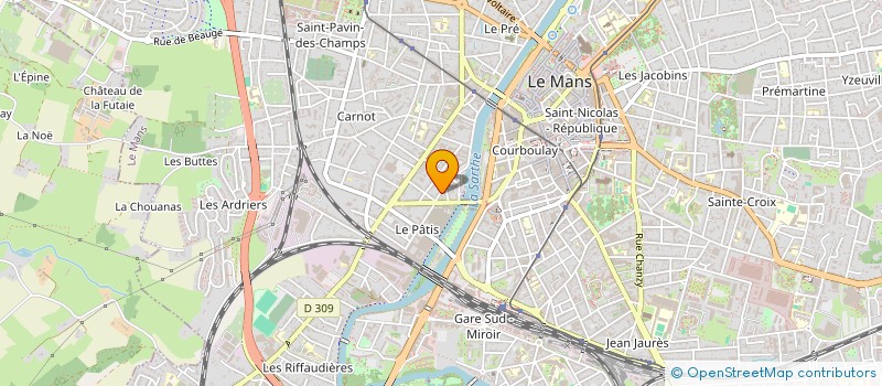 localisation de l'entreprise INSTITUT RECHERCHE & THERAPIE FAMILIALE  LE MANS