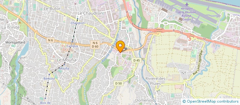 localisation de l'entreprise INSTITUT REG EDUC NUTRITIONNELLE à SAINT-DENIS