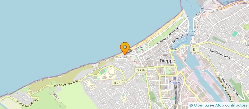 localisation de l'entreprise INSTITUT REG RECHERCHE & APPLICATION PRO  DIEPPE