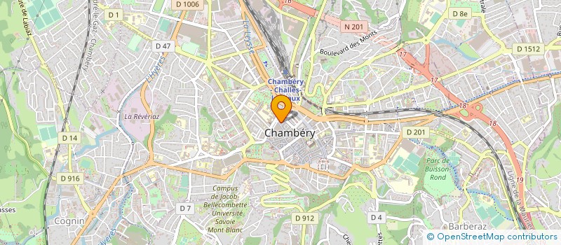 localisation de l'entreprise INSTITUT REGINA à CHAMBERY