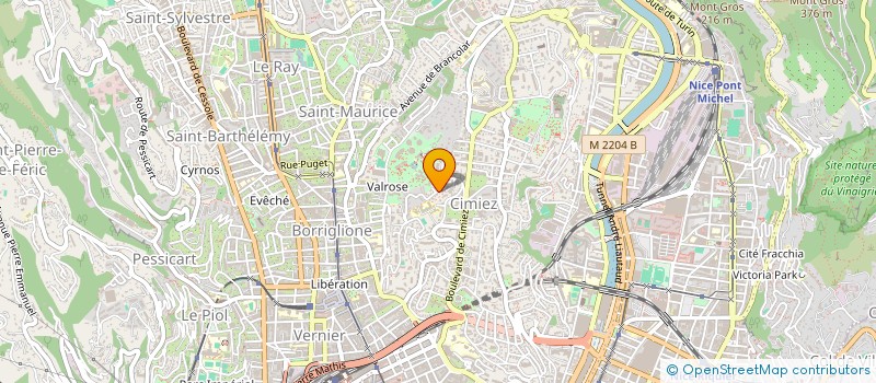 localisation de l'entreprise INSTITUT REGIO FORMAT EDUCA PERMANENT à NICE