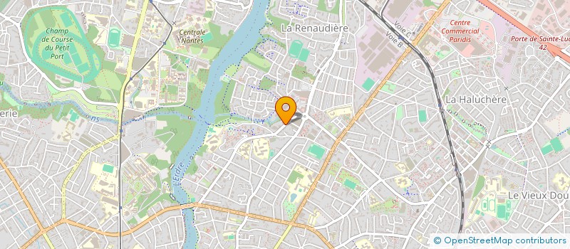 localisation de l'entreprise INSTITUT REGIONAL D'ETUDES DE TECHNIQUES APPIQUEES à NANTES