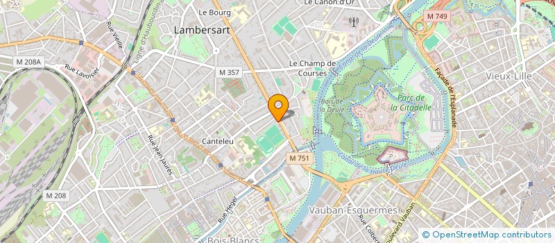 localisation de l'entreprise INSTITUT REGIONAL D'EXPERTISE JUDICIAIRE à LAMBERSART