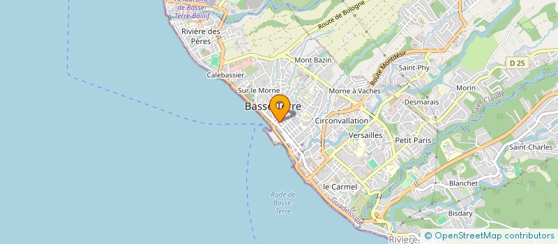 localisation de l'entreprise INSTITUT REGIONAL DE PROMOTION ECONOMIQU à BASSE-TERRE