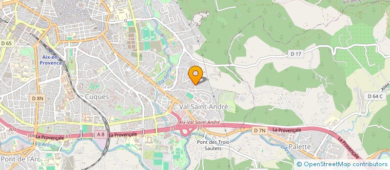 localisation de l'entreprise INSTITUT REGIONAL DEVELOPPEM ENTREPRISES à AIX-EN-PROVENCE