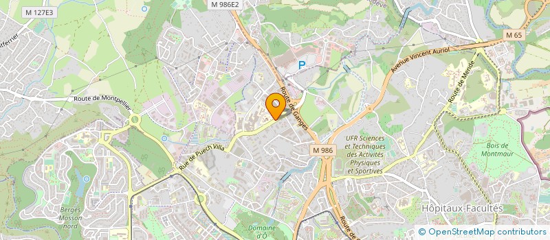 localisation de l'entreprise INSTITUT REGIONAL DU CANCER DE MONTPELLIER à MONTPELLIER