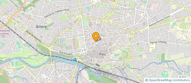 localisation de l'entreprise INSTITUT REGIONAL ETUDES ECONOM SOCIALE à PAU