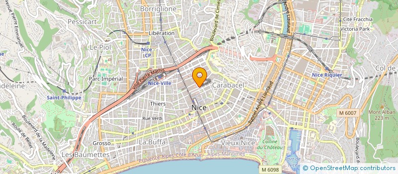 localisation de l'entreprise INSTITUT REHOBOSH EXPERTISE ET CONSEILS  NICE