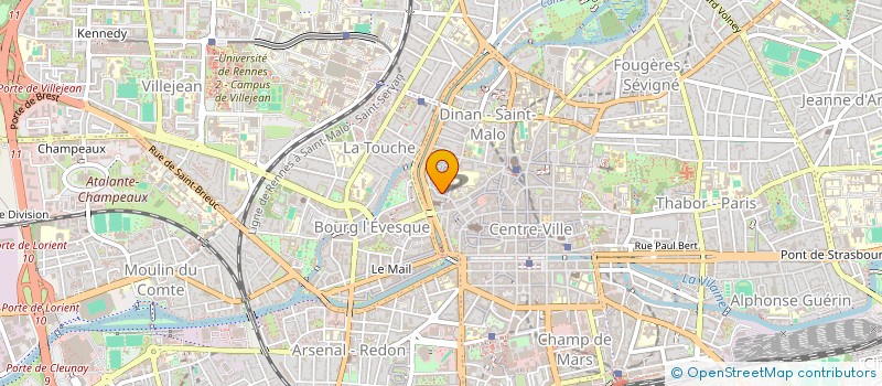 localisation de l'entreprise INSTITUT RENNAIS DE GESTION DE LA SANTE à RENNES