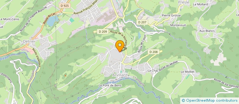 localisation de l'entreprise INSTITUT RIMAY  ARVILLARD