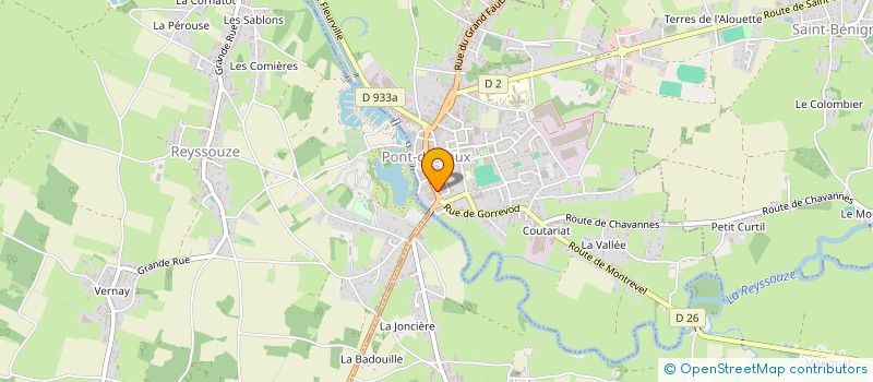 localisation de l'entreprise INSTITUT RISE NEUROTRAINING  PONT-DE-VAUX