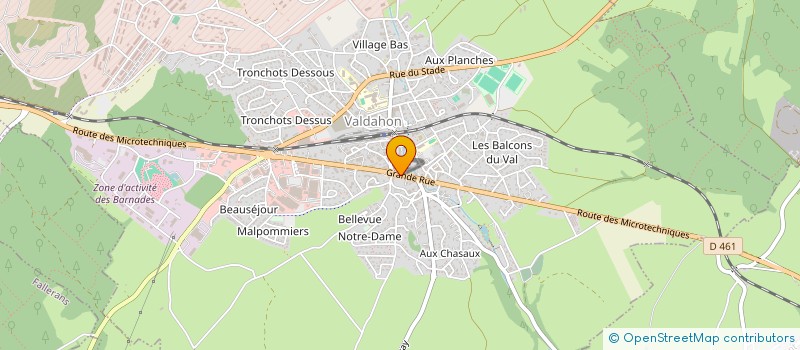 localisation de l'entreprise INSTITUT ROSE ET ANA C à VALDAHON
