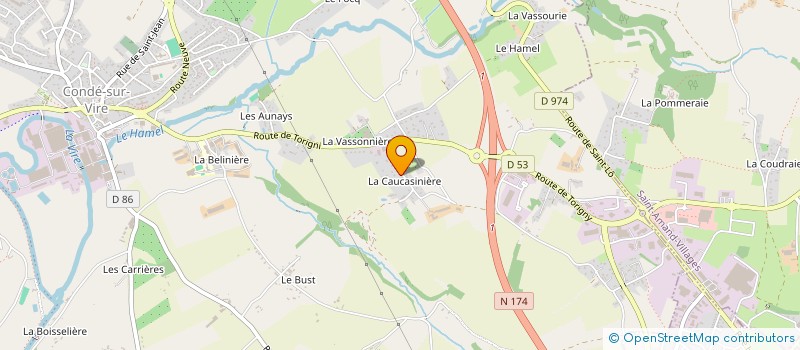 localisation de l'entreprise INSTITUT RURAL EDUCATION ET ORIENTATION à CONDE-SUR-VIRE