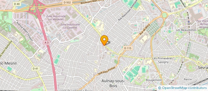 localisation de l'entreprise INSTITUT S.C à AULNAY-SOUS-BOIS