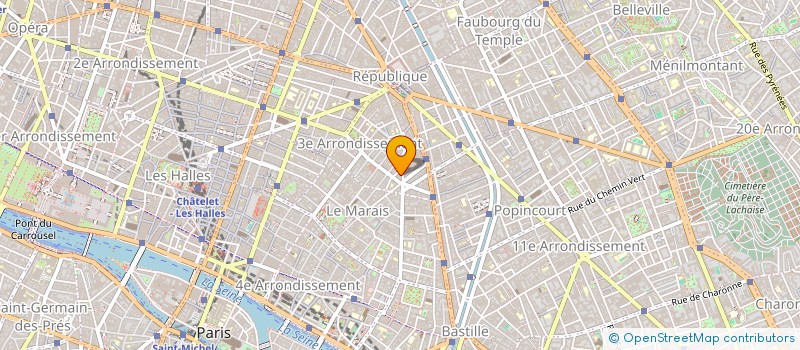 localisation de l'entreprise INSTITUT SAINT BLAISE  PARIS