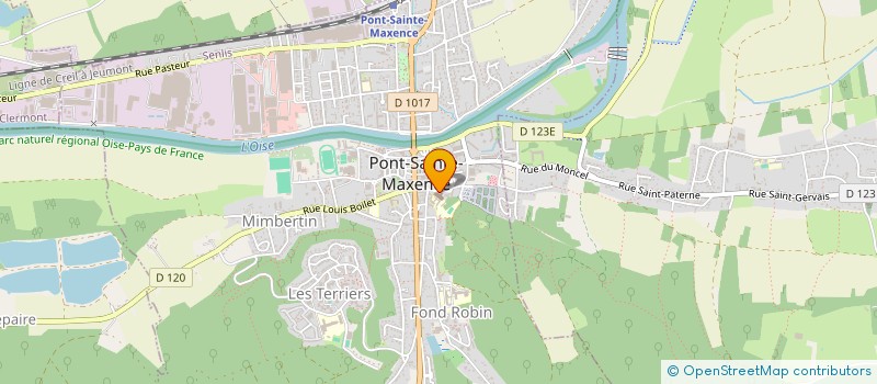 localisation de l'entreprise INSTITUT SAINT JOSEPH DE MONCEL à PONT-SAINTE-MAXENCE