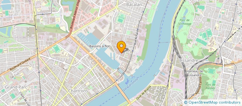 localisation de l'entreprise INSTITUT SALOMON SERVICES à BORDEAUX