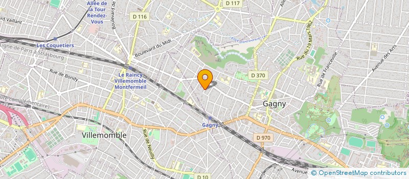 localisation de l'entreprise INSTITUT SCIENCES HUMAINES APPLIQUEES  GAGNY